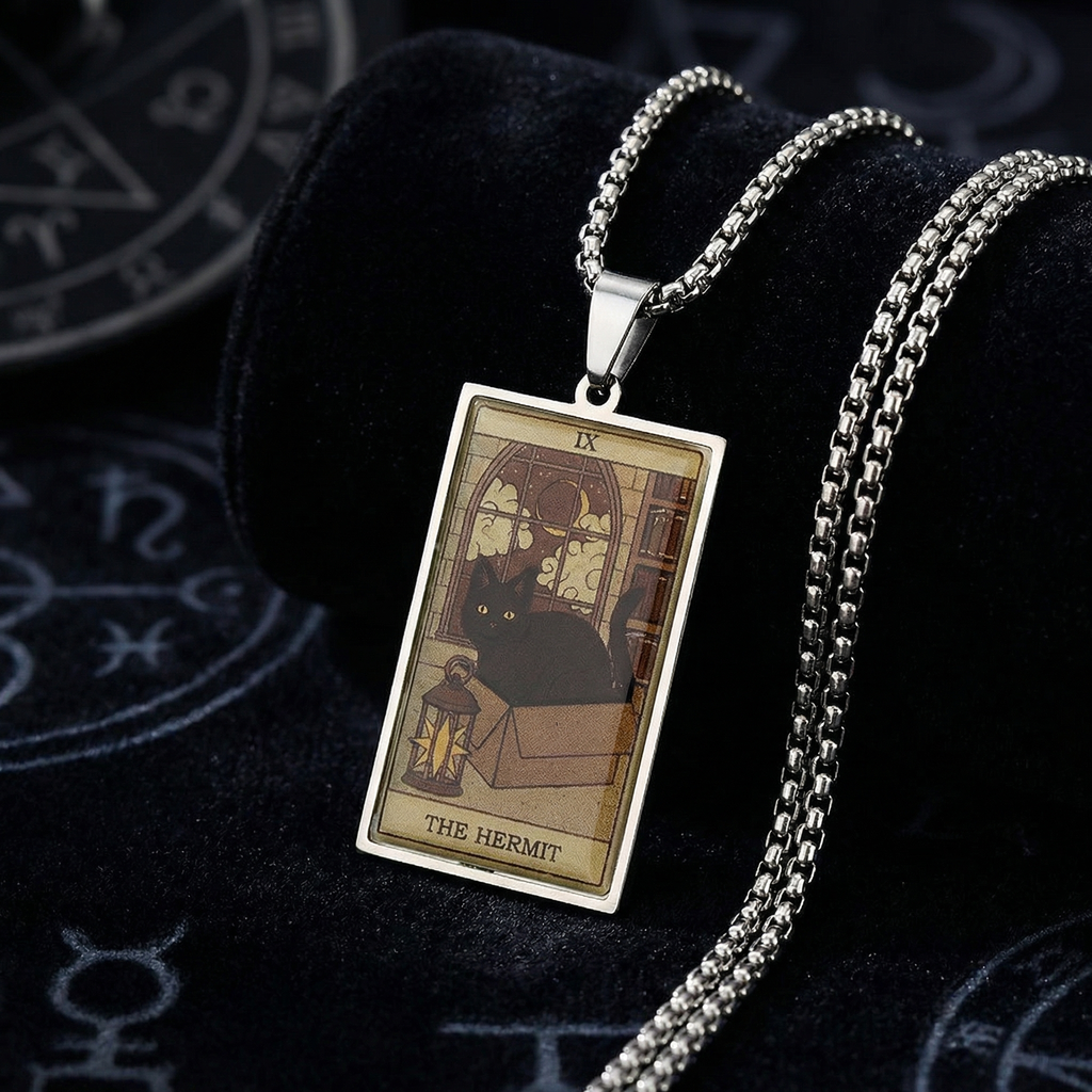 Lord the Fool™ | Mystic Cat Tarot Necklace - The Major Arcana Collection