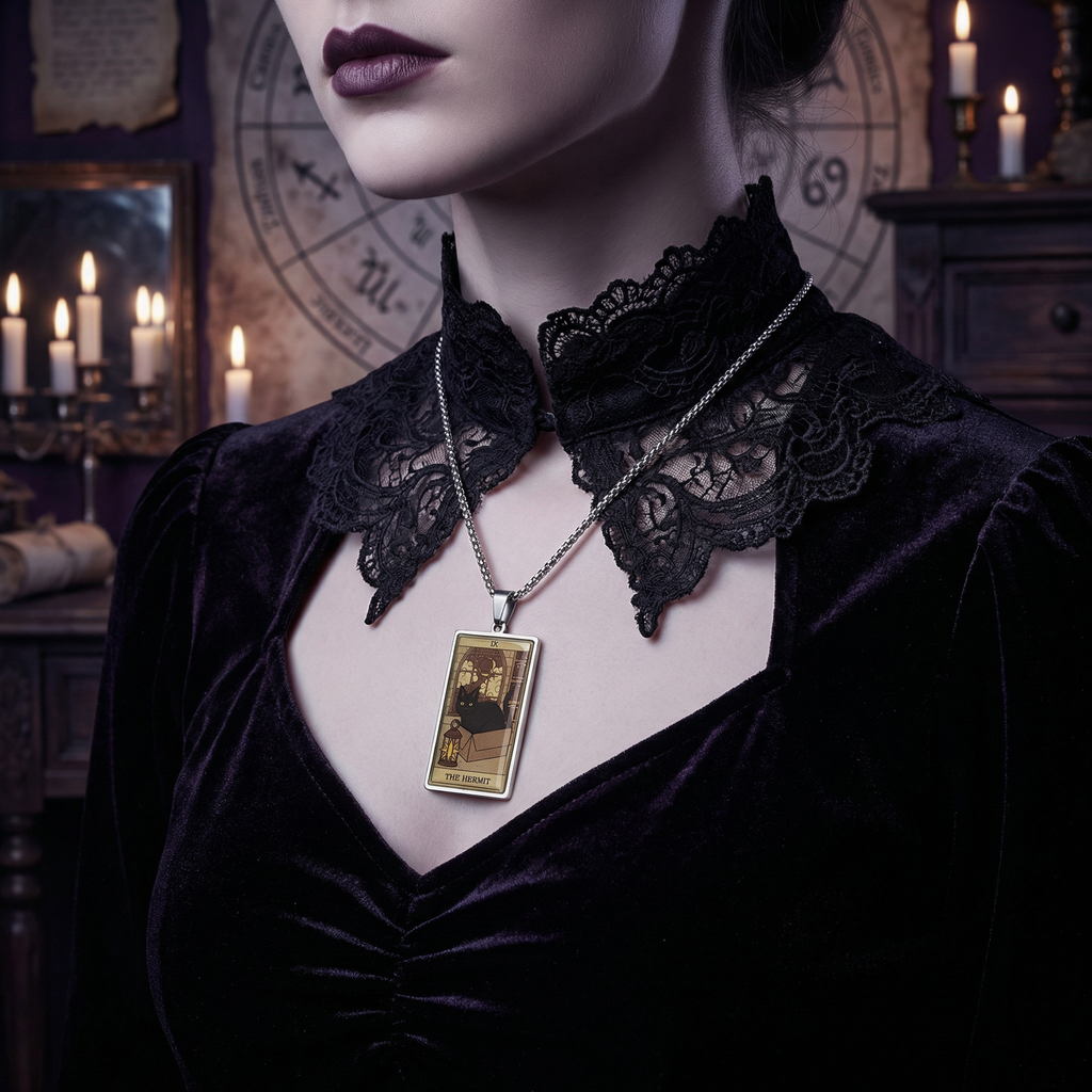 Lord the Fool™ | Mystic Cat Tarot Necklace - The Major Arcana Collection