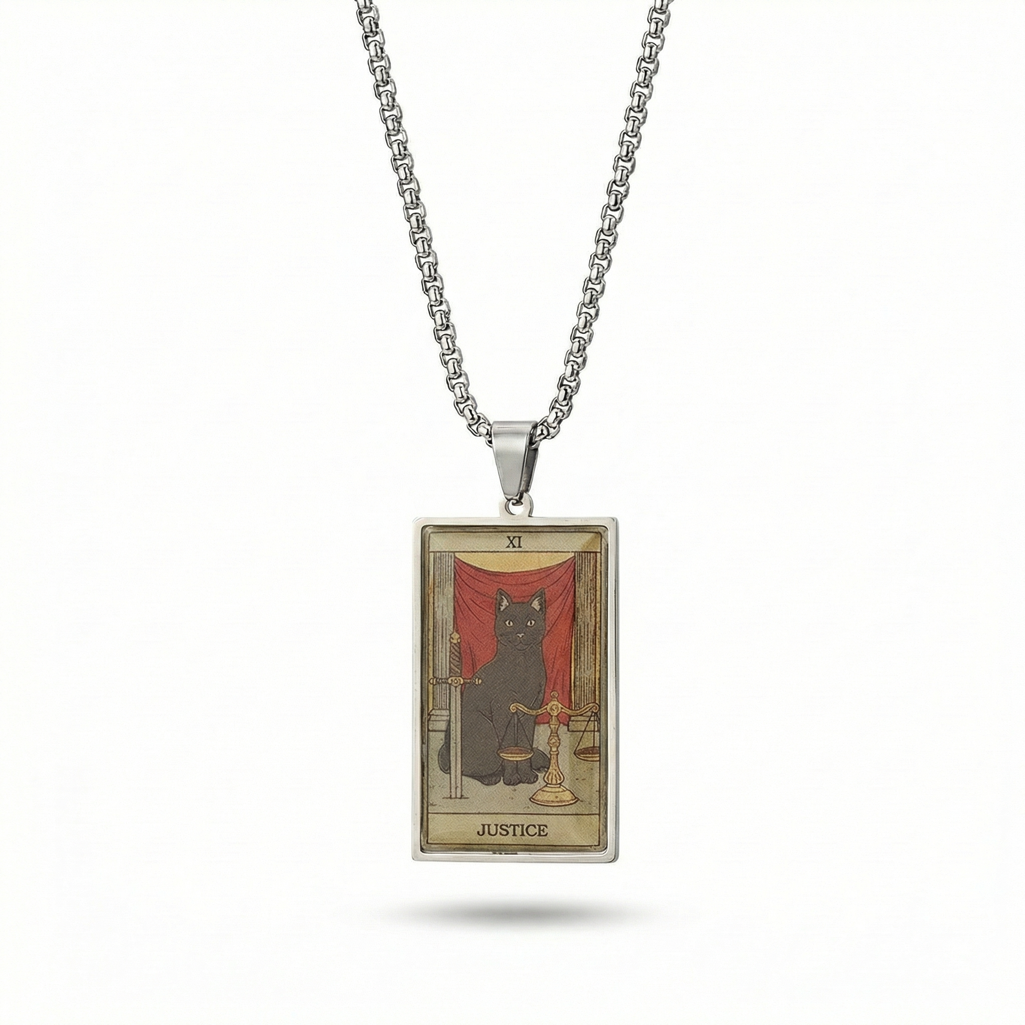 Lord the Fool™ | Mystic Cat Tarot Necklace - The Major Arcana Collection