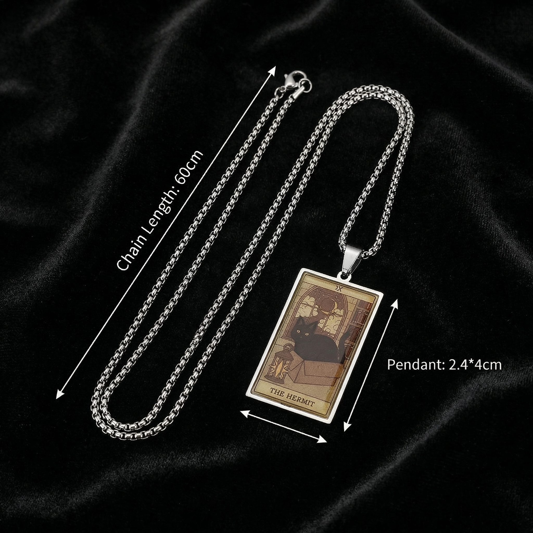Lord the Fool™ | Mystic Cat Tarot Necklace - The Major Arcana Collection