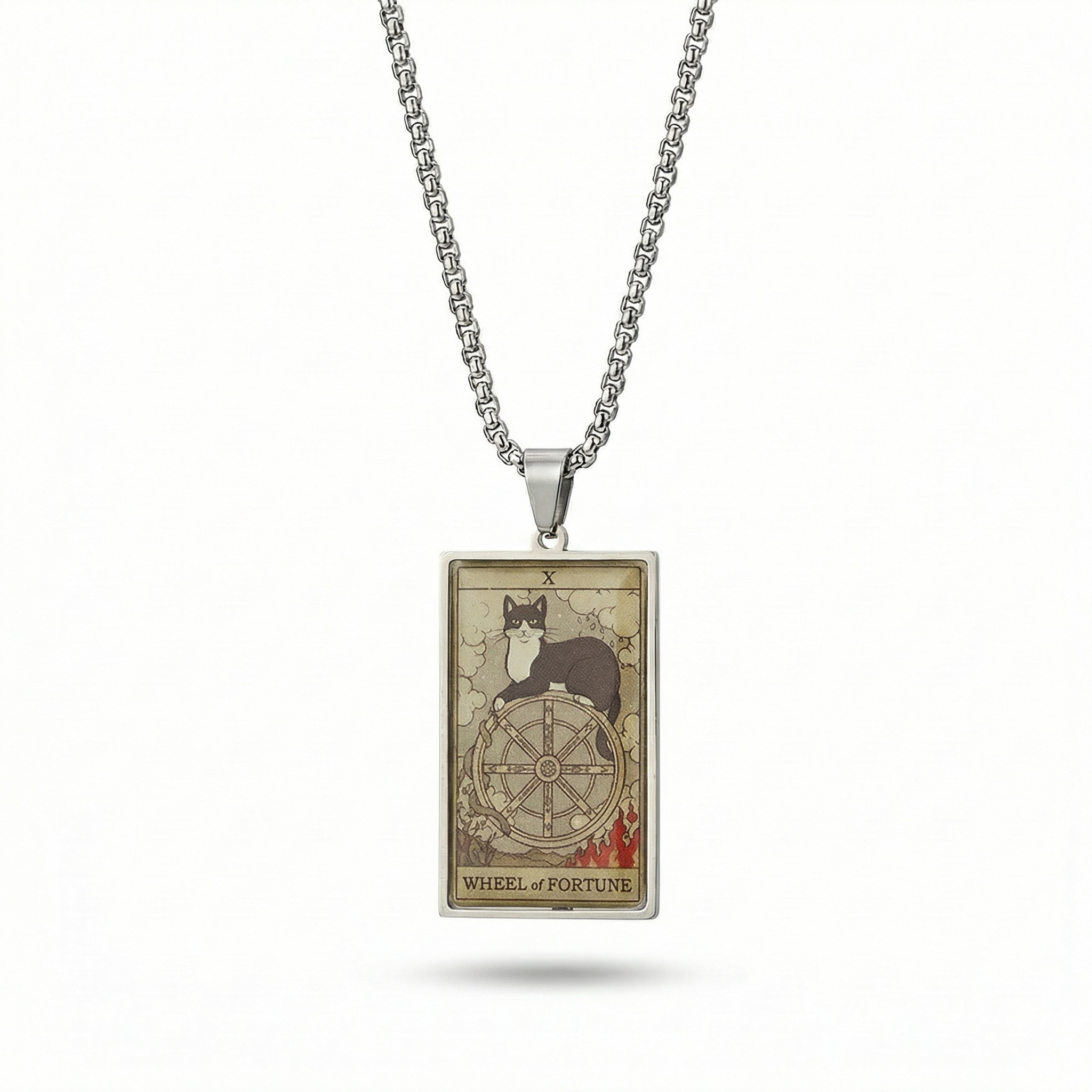 Lord the Fool™ | Mystic Cat Tarot Necklace - The Major Arcana Collection