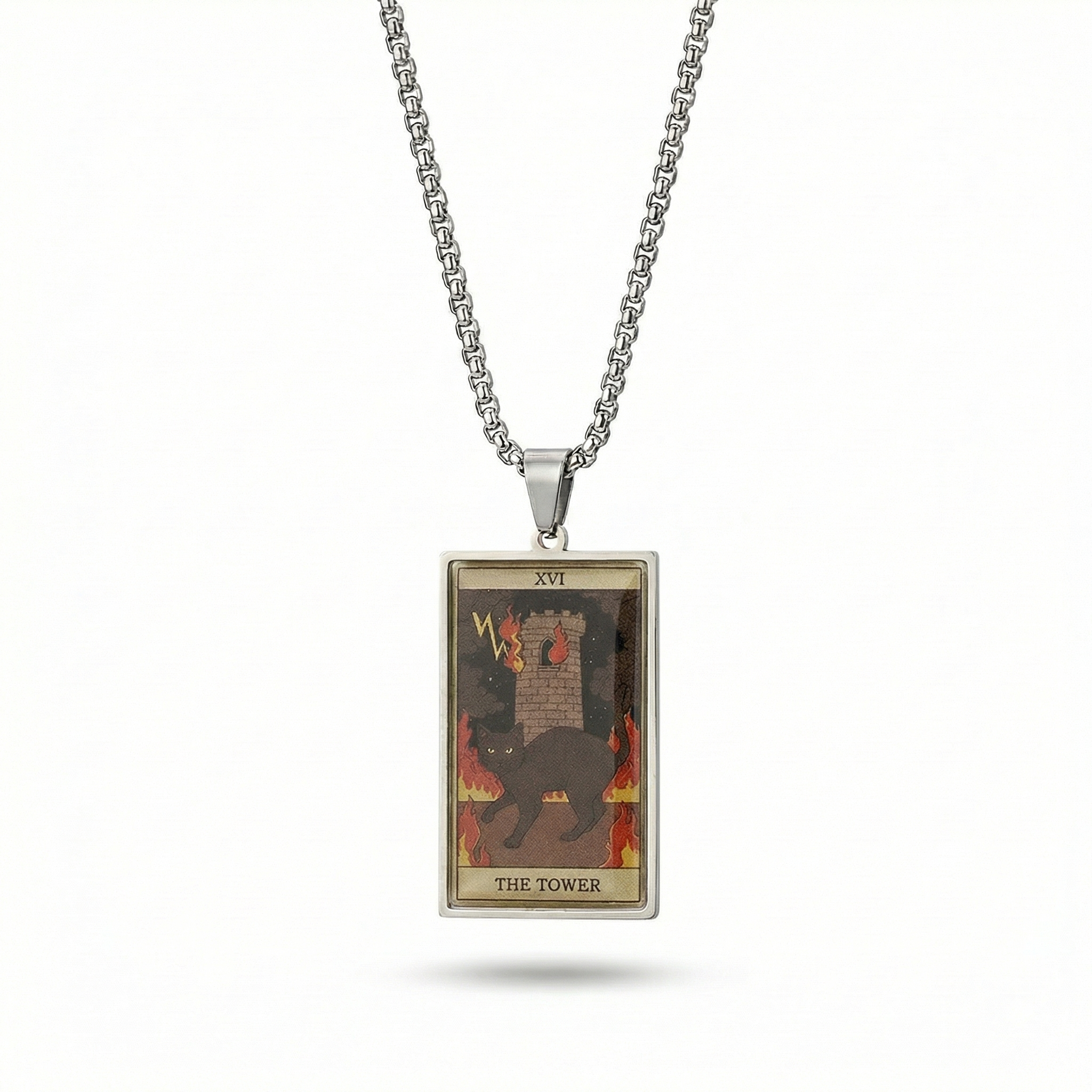 Lord the Fool™ | Mystic Cat Tarot Necklace - The Major Arcana Collection