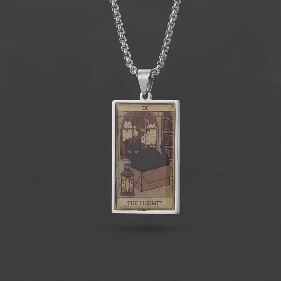 Lord the Fool™ | Mystic Cat Tarot Necklace - The Major Arcana Collection
